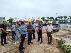 集團(tuán)黨委委員、副總經(jīng)理潘一品一行調(diào)研公司在建項(xiàng)目并聽取半年度項(xiàng)目